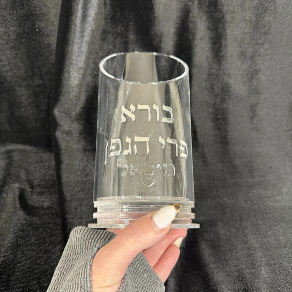 מעמד ליין פרספקט בסיס נצנצים כסף